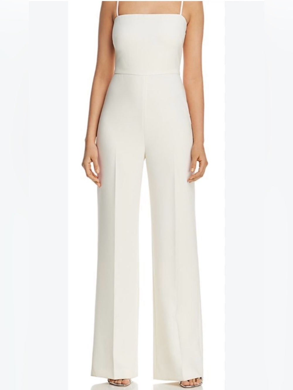 Kobi Halperin Cream Wide-Leg Jumpsuit Pants